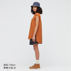 UNIQLO 优衣库 女装 麻质立领衬衫(夏季 无袖 )437386