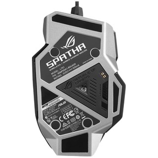 ROG 玩家国度 Spatha 2.4G双模无线鼠标 8200DPI RGB 黑色