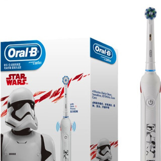 Oral-B 欧乐-B P4000 电动牙刷 白色 刷头*2 星球大战限量版