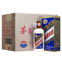 MOUTAI 茅台 迎宾酒 蓝色 53%vol 酱香型白酒 425ml*6瓶 整箱装