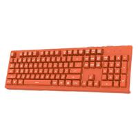 DOUYU 斗鱼 DKS100 104键 有线薄膜键盘 橙色 单光