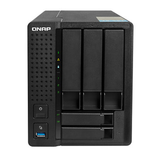 QNAP威联通TS551 双核心 5-bay NAS 分层分区存储 4K影像输出（TS-551（2G版）+西数红盘(4T*2)）