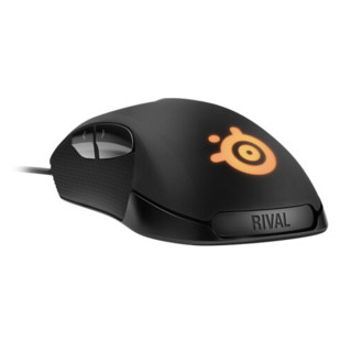 steelseries 赛睿 RIVAL 幻彩版 有线鼠标 6500DPI RGB 黑色