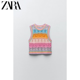 ZARA 夏季新款 ﻿钩针编织上衣 03991026330 多色 S