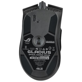 ROG 玩家国度 GLADIUS 有线鼠标 6400DPI 黑色