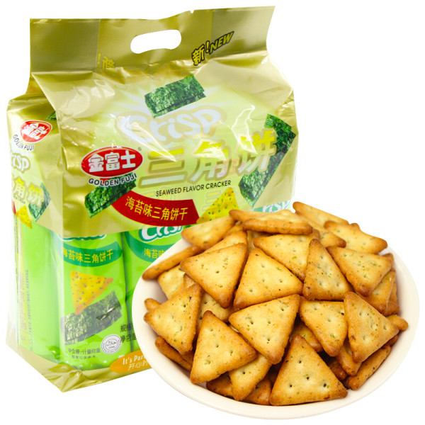 金富士 三角饼干 海苔味 300g