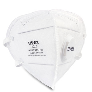 UVEX 优唯斯 1210 N95有呼吸阀口罩 20只 白色