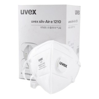 UVEX 优唯斯 1210 N95有呼吸阀口罩 20只 白色