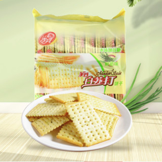 美丹 白苏打饼干 鲜葱味 450g