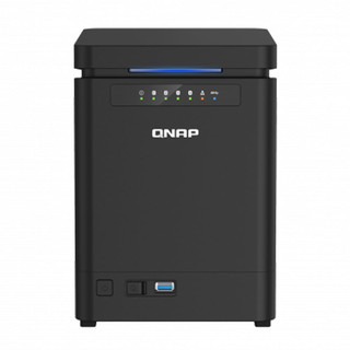 QNAP威联通TS-453Dmini-8G四盘位新一代直立式 2.5GbE NAS网络存储器（TS-453Dmini+希捷酷狼(8T*4)）