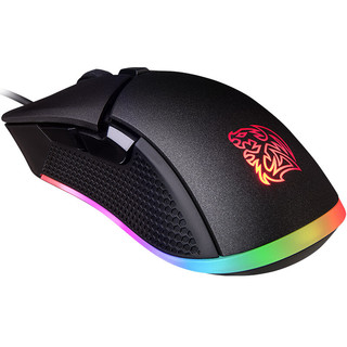 Tt esports 斗龙 MO-IRS-WDOHBK-01 有线鼠标 5000DPI IRIS RGB 黑色