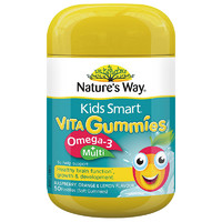 Nature's Way 澳萃维 佳思敏（Nature’s Way）进口儿童复合维生素+鱼油DHA软糖 50粒/瓶装 2岁以上