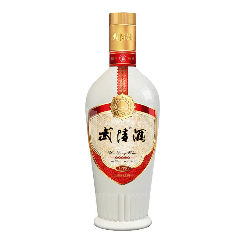 武陵酒经典飘香1988 53%vol 酱香型白酒500ml*6瓶礼盒装【报价价格评测