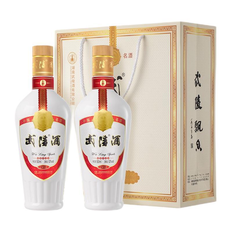 武陵酒经典飘香1988 53%vol 酱香型白酒500ml*6瓶礼盒装【报价价格评测