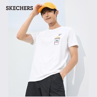 SKECHERS 斯凯奇 L121U170 男士T恤