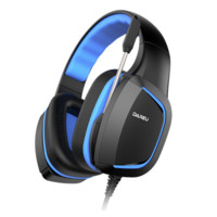 Dareu 达尔优 EH721 耳罩式头戴式有线耳机 蓝色 USB口