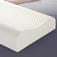 Aisleep 睡眠博士 泰国乳胶枕 93%进口天然乳胶波浪枕头 透气枕芯 成人颈椎枕