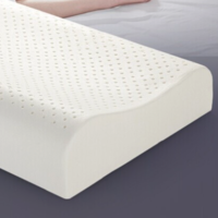 Aisleep 睡眠博士 泰国乳胶枕 93%进口天然乳胶波浪枕头 透气枕芯 成人颈椎枕