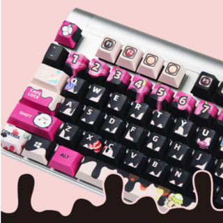 CHERRY 樱桃 MX BOARD 8.0 甜食宠溺定制款 87键 有线机械键盘 超萌糖果 Cherry红轴 单光