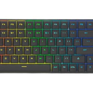 Darmoshark K1 100键 双模无线机械键盘 黑色 佳达隆G轴红轴 RGB