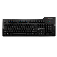 das keyboard Model S 104键 有线机械键盘 黑色 Cherry青轴 单光