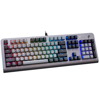 DEARMO 迪摩 F31 104键 有线机械键盘 深空灰 国产茶轴 RGB