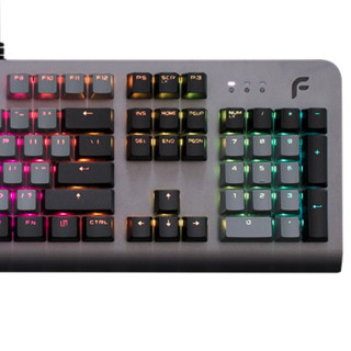 DEARMO 迪摩 F31 104键 有线机械键盘 深空灰 国产茶轴 RGB