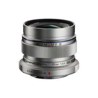 OLYMPUS 奥林巴斯 M.ZUIKO DIGITAL ED 12mm F2.0 广角定焦镜头 奥林巴斯卡口 46mm 银色