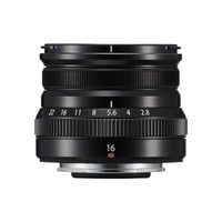 FUJIFILM 富士 XF 16mm F2.8 R WR 广角定焦镜头 富士卡口 49mm 黑色