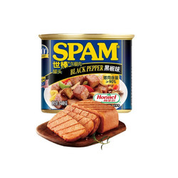 SPAM 世棒 黑胡椒味 午餐肉罐头 340g