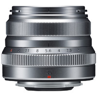 Fujifilm 富士XF35毫米 F2 R WR定焦镜头 银色