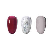 Miss Candy 糖果小姐 梅子冰沙三色指甲油套装 (#MK63醉颜7ml+#MP23晨露7ml+#NO036紫绚7ml)