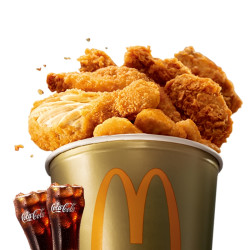 mcdonalds麦当劳炸鸡天团桶加赠可乐两杯两次券