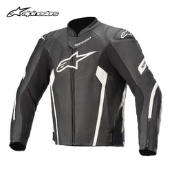 Alpinestars a星夏季摩托车骑行服春夏季网眼皮衣机车夹克骑行服FASTER V2 AIRFLOW 黑白色12 48