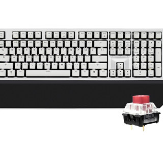 Hyeku 黑峡谷 X5 108键 2.4G双模机械键盘 黑森林慕斯 凯华BOX玫瑰红轴 单光