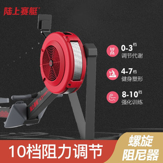 陆上赛艇Concept2 划船机 家用家庭风阻划船器健身器材划减肥锻炼运动器材纸牌屋中国赛艇协会授权 陆上赛艇-C2中国红联名款