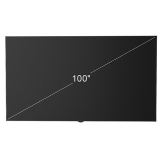 XGIMI 极米 皓LUNE 4K 激光电视套装 100英寸抗光幕布
