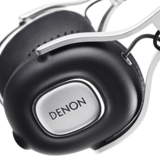 DENON 天龙 AN-MM200BK 压耳式头戴式有线耳机 黑色 3.5mm