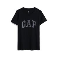 Gap 盖璞 女士圆领短袖T恤 268820 黑色 M