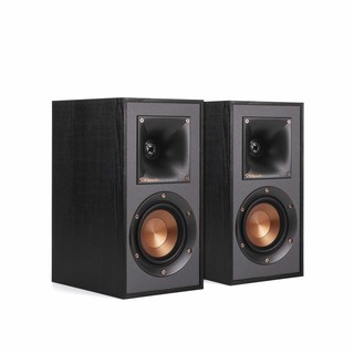 Klipsch R-41M 功能强大的详细书架式家用扬声器2件套，黑色