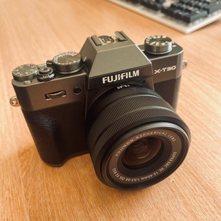 FUJIFILM 富士 X-T30 APS-C画幅 微单相机 灰色 15-45mm F3.5 OIS PZ 变焦镜头 单头套机