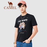 CAMEL 骆驼 T1S2LQ101 男士印花短袖T恤