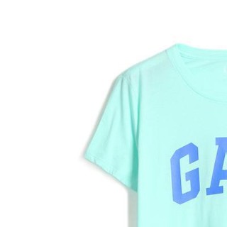 Gap 盖璞 女士圆领短袖T恤 268820 浅蓝色 M