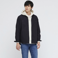 优衣库 436315 男装水洗工装衬衫