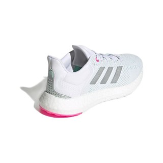 adidas 阿迪达斯 Pureboost 21 W 女子跑鞋 GY5097 白/银色/薄荷绿 38