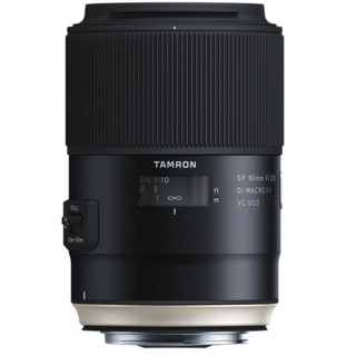 TAMRON 腾龙 F017 SP 90mm F2.8 Di MACRO 1:1 VC 微距镜头 佳能卡口 62mm