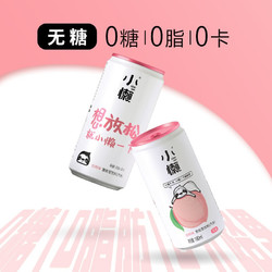 XIAOLAN 小懒 放松型饮料 白桃味 0糖0脂0卡汽水180ml*6瓶