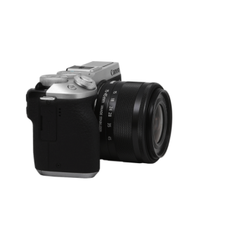 Canon 佳能 EOS M6 Mark II APS画幅 微单相机 黑色 EF-M 15-45mm F3.5 IS STM 变焦镜头 单头套机