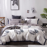 BEYOND 博洋 羽叶 全棉印花四件套 1.8m床
