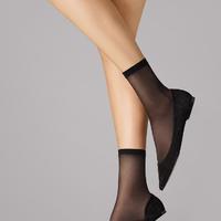 Wolford Satin Touch black 20 denier socks BLACK S